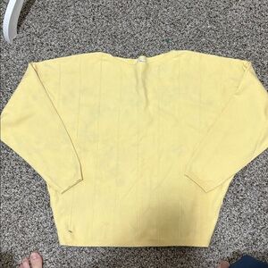 Butter yellow Lightweight Boatneck Sweater in Mustard Yellow